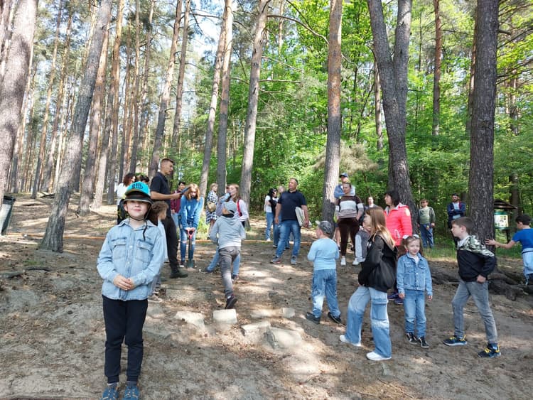 Podchody edukacyjne z ogniskiem -Park Rozrywki Kobyla Góra
