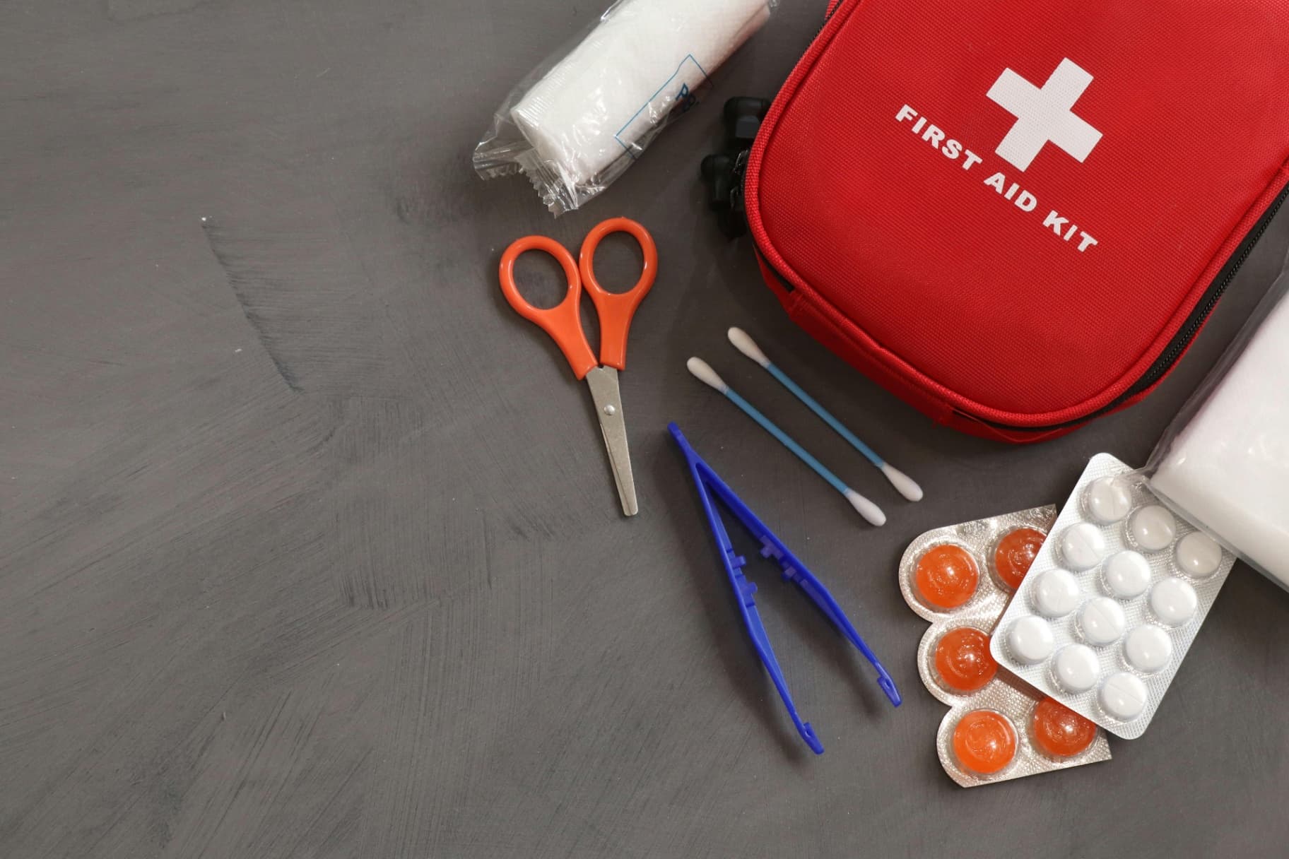 Holiday First Aid Kit for Traveling with Kids