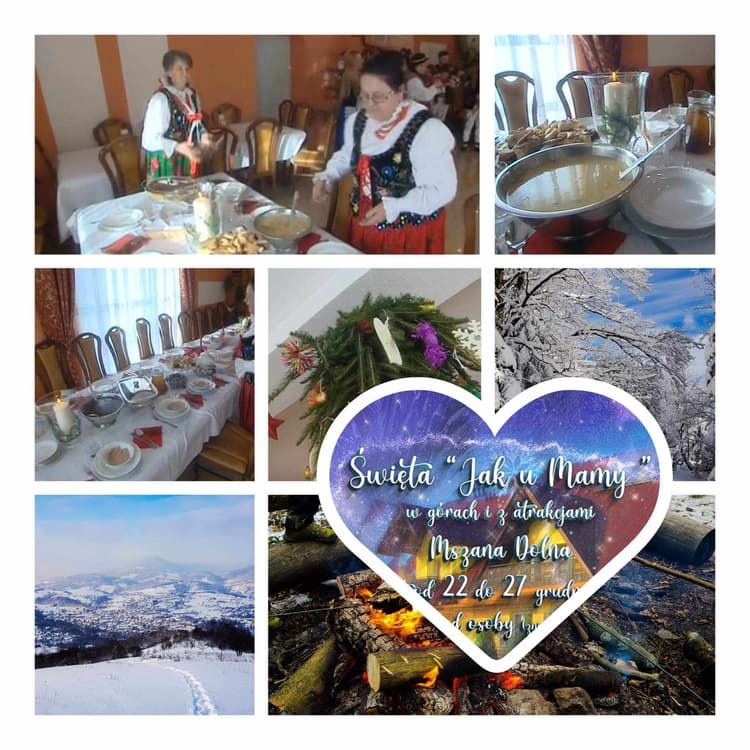 Jak u Mamy -Wyjazd rodzinny- pobyt świąteczny 🌲