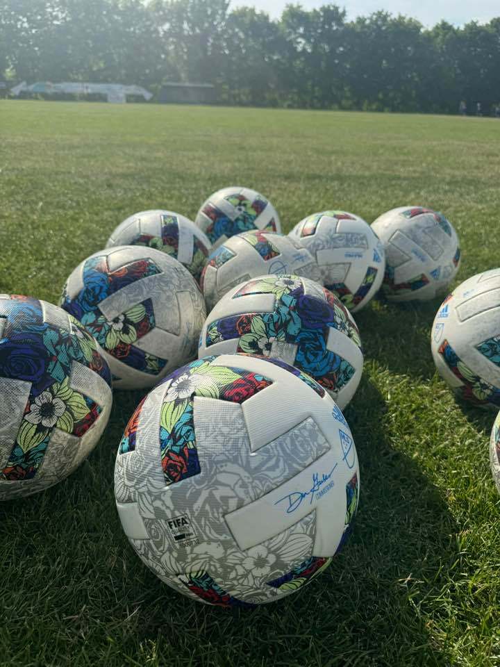 Scouting football camp in Janikowo